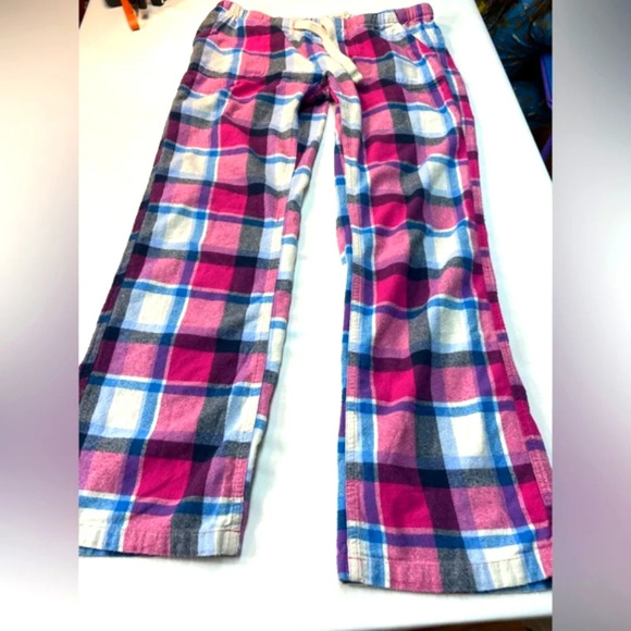 Flannel Plaid Straight Leg Pajama Pants / Small - Picture 4 of 9